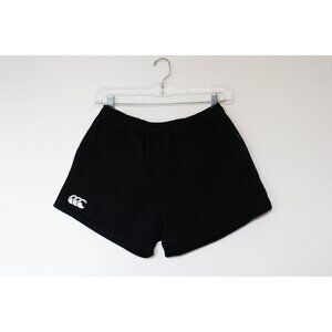 Canterbury of New Zealand Blank Logo Canvas Cotton Durable Rugby Shorts Size 32